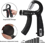 Adjustable Hand Grip Strengthener, Hand Gripper With Counter - Image 5