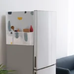 Refrigerator Organizer PEVA Freezer Top Bag Dust Covers with 6 Pocket in size 50 by 20 inches - Image 4
