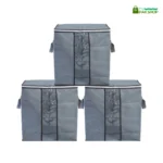 Pack Of 2 Large Size Folding Storage Bag Closet Organizer Cloth Storage Boxes for Wardrobe - Image 2